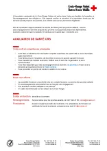Annonce Emploi Auxiliaire de santé CRS